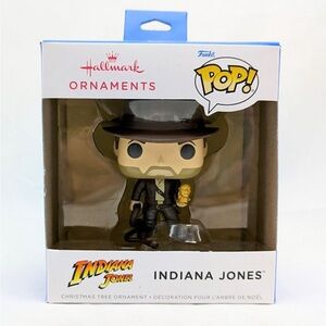 Hallmark Funko Pop Indiana Jones Ornament - Black and Brown